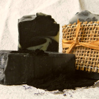 Mydlo s aktívnym uhlím- Mramor Mydlo s aktívnym uhlím- Mramor